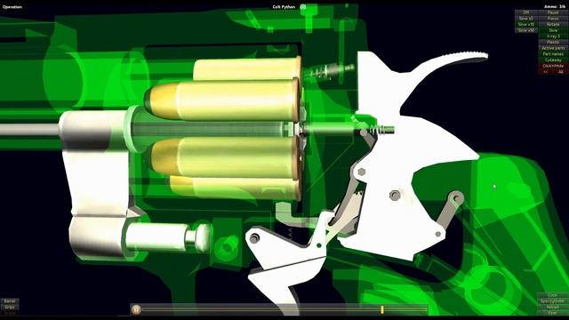 How a Colt Python Revolver Works