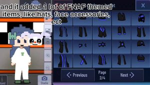 I downloaded a FNAF gacha mod