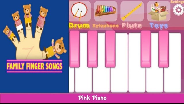 Finger family song-Nursery rhymes Piano cover смотреть онлайн