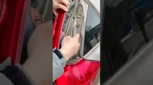 kia ceed 2008. киа сид. замена лампочки в стоп сигнале.