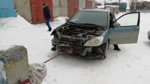Вытягиваем телевизор Mitsubishi Lancer 9