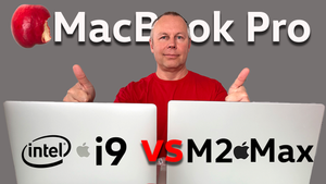 Сравнение MacBook Pro на Intel Core i9 и на M2 Max