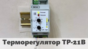 Терморегулятор ТР-21В с датчиком AS-10М (на DIN рейку)