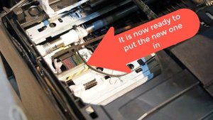 Changing Brother MFC-J5910DW Printer Head / rear front paper jam fixed/ เปลี่ยนหัวพิมพ์
