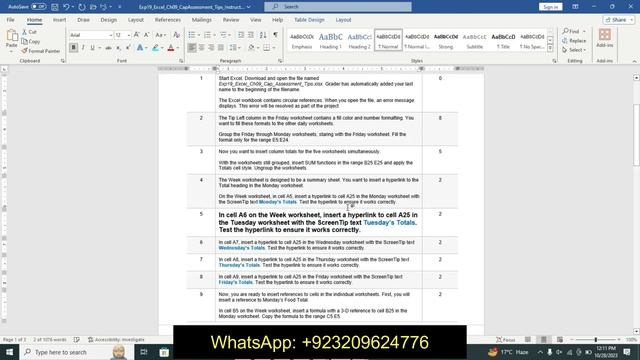 Exp19_Excel_Ch09_CapAssessment_Tips | Excel Chapter 9 Capstone Assessment - Tips | Step_by_Step|Tip