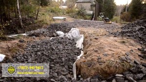 Ошибки монтажа заезда на участок! Ремонт въезда и осушение части участка! Отзыв клиента Масштаб!