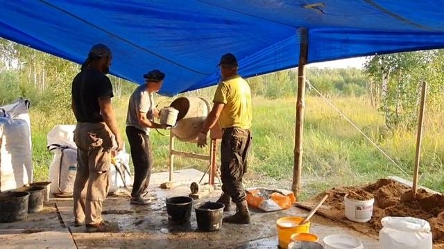 27.08.23 Первые наши шлакоблоки