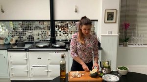 Giant Couscous, Asparagus & mushrooms, Stilton & Avocado sauce l Manon's Little Kitchen