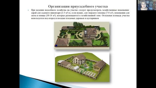 ИЖД Раздел 6 Лекции 12-13 Генплан жилого дома. Организация приусадебного участка смотреть онлайн