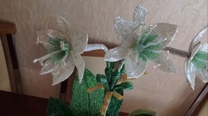 Амазонская лилия из бисера / Beaded amazon lily