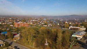 Черноисточинск, гора Дыроватик обзор с дрона