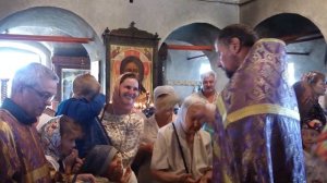 Освящение меда нового урожая в селе Тайнинском (Мытищи)