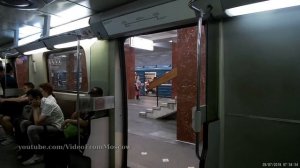 По Каховской линии метро на Яузе // 28 июля 2018