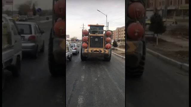 Погрузчик газовый баллон