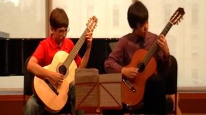 Classical Guitar Duet:  Milonga by Cardoso