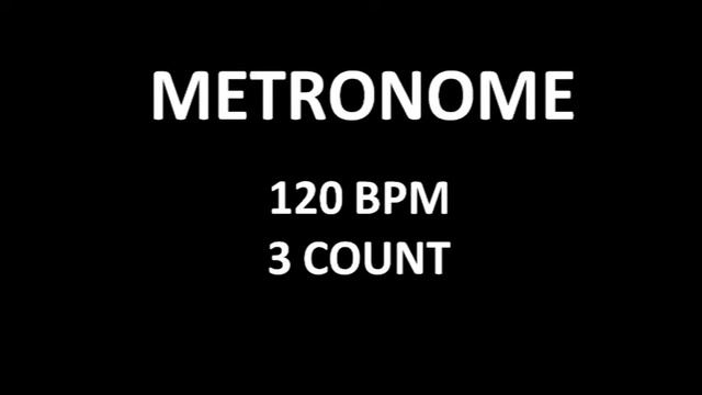 Metronome Workout - 3 Count - 120 bpm смотреть онлайн