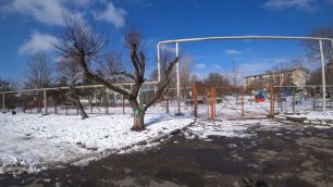 Зима, снег в поселке Школьное. Часть 2.