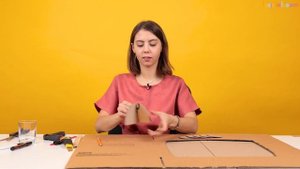 Как сделать телевизор из картонной коробки? / Мастер-класс для детей / Детский телевизор из картона