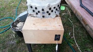 Перосъемная машина. Видео 5. Ощип бройлеров.