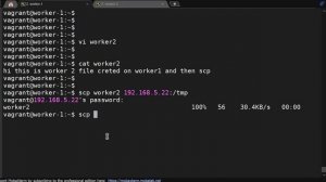 how to copy data from 1 server to another server using scp command in redhat Linux operating system