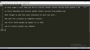 How To Install Pandas In Python 3.10 (Windows 10) | Pandas 1.4