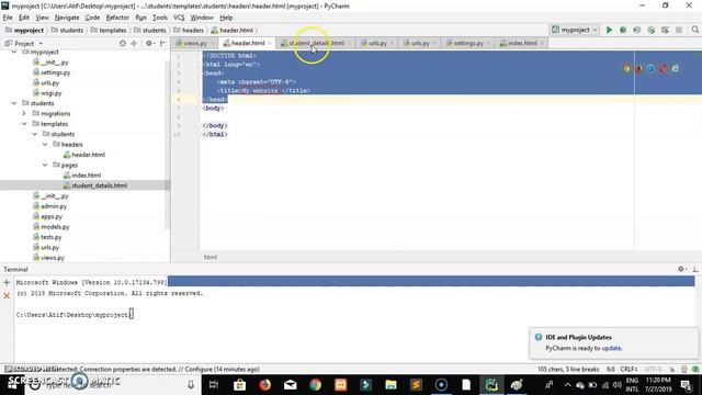 Django Tutorial 9. Extending templates(urdu/hindi)