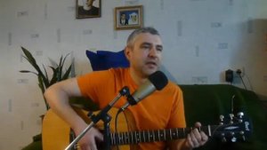 "Букет из белых роз"  Виктор Корольев - кавер под гитару