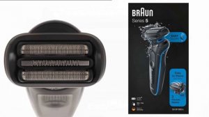 Электробритва ТЕСТ Braun 50-B1000s Black/Blue Series 5 Electric shaver TEST विद्युत शेवर ziminvideo
