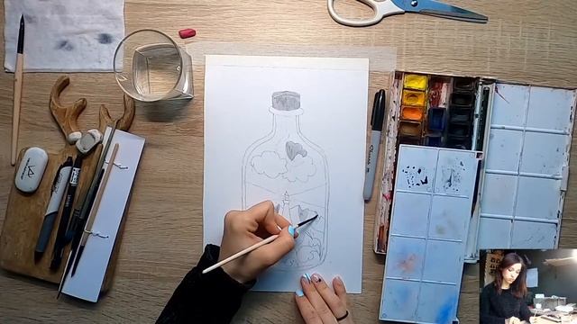 Урок рисования для взрослых - ПРОСТАЯ ГРАФИКА.