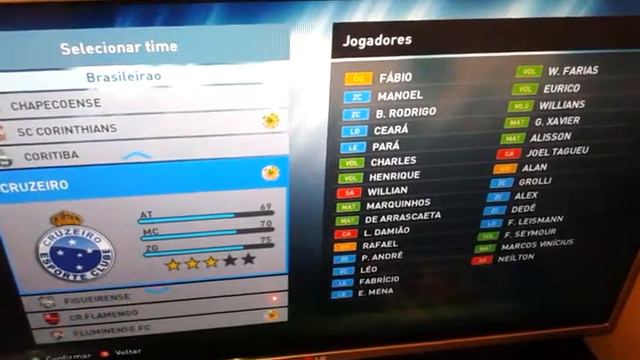 Correção de nomes dos times brasileiros Pro evolution soccer 2016 Xbox 360 смотреть онлайн