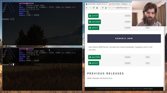 Alpine Linux with a Tiling Window Manager - bspwm смотреть онлайн