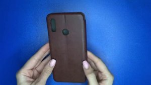 Чехол книжка Honor 10 Lite коричневый