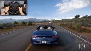 Forza Horizon 5 - 2021 Bentley Continental GT Convertible | Moza DD R9 Gameplay