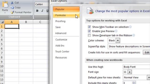 How to display the developer tab in Microsoft Excel 2007 - 2010 смотреть онлайн