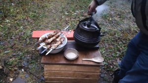 Щи в афганском казане