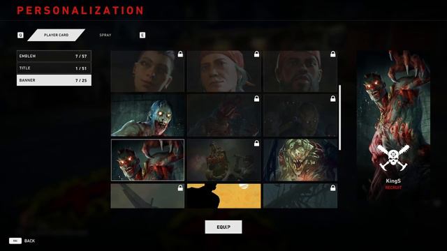How To Change Player Card and Sprays in Back 4 Blood | Back 4 Blood