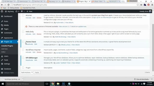 Database optimization ( Part 6 - Optimise speed and security of wordpress website )