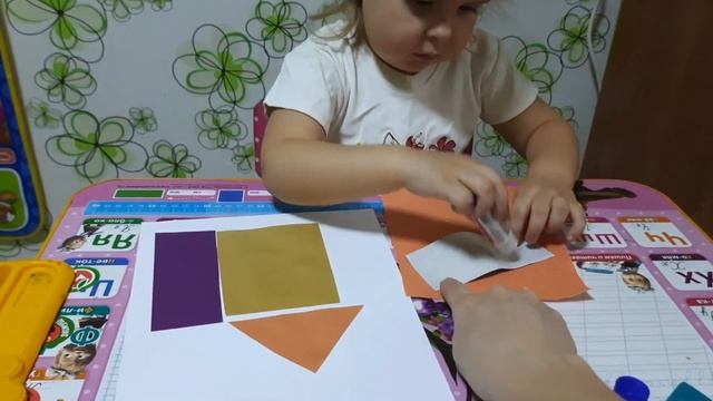 Аппликации для детей 2-3 года.