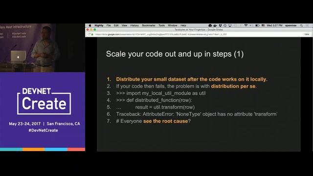 Terabytes at Your Fingertips: Interactive Coding with Big Data – Sam Penrose (DevNet Create 2017) смотреть онлайн
