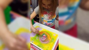 Милана рисует, ЭБРУ набор Джуниор, творческий набор для рисования на воде.