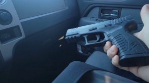 Retay XR 9mm P.A.K blank gun mag dump