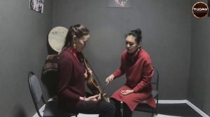 Обучение игре на казахском музыкальном инструменте Кыл кобыз. Kyl kobyz.
