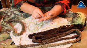 Шарф-колье Вязание на пальцах