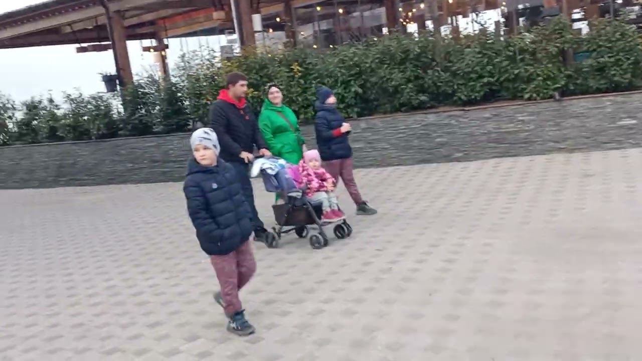 Вечерняя Анапа зимой. Оживление людское. 10 февраля 2024. #анапазимой