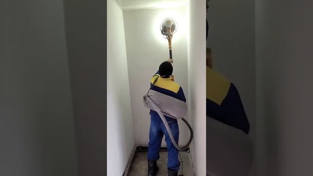 Телескопическая шлифовальная машина для стен и потолков?