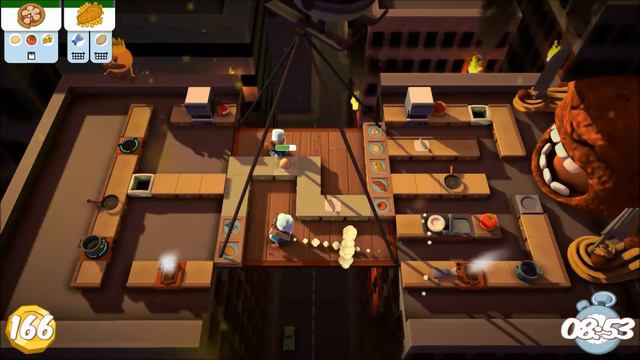 Overcooked The Peckening !!! Spaghetti Meatball Boss FIght Hero of Thyme Solo Gameplay смотреть онлайн