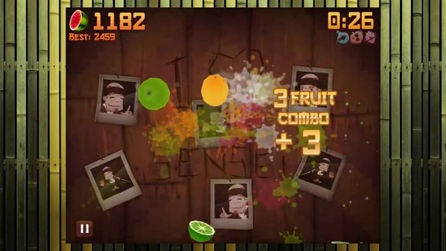 FRUIT NINJA EPIC 2562 POINTS RECORD  ALL BANANAS AT ONCE
