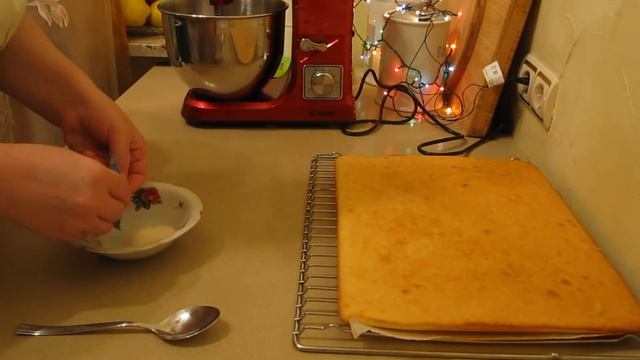 Праздничный лимонный торт ? Новогодний рецепт ? Christmas lemon cake
