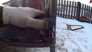 Установка замка в самодельную дверь кабины МТЗ УК