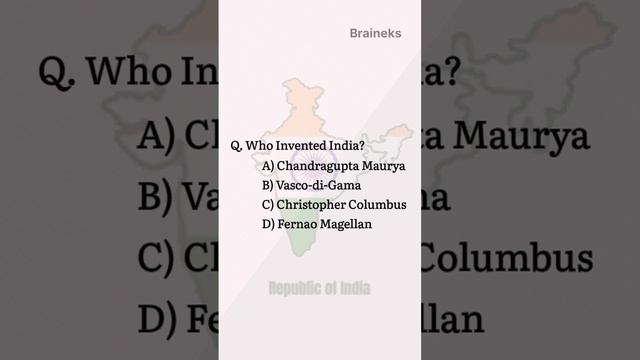 Who Discover India || #shorts #viral #gk #quiz #education #knowledge #india